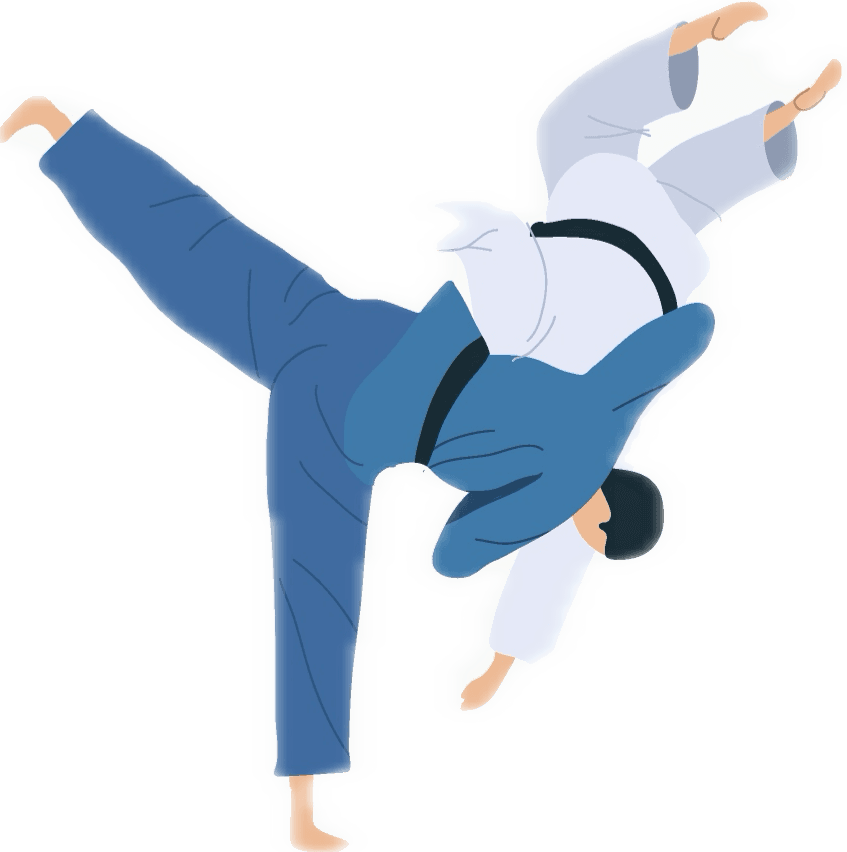 Ilustración del gimnasio BJJ